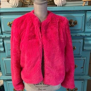 Faux fur jacket
